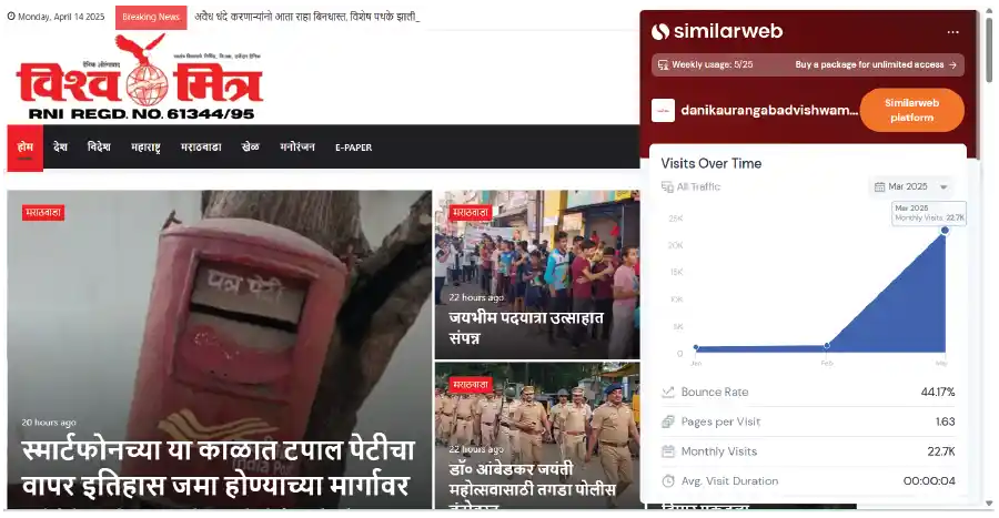 News Portal Growth Image 1